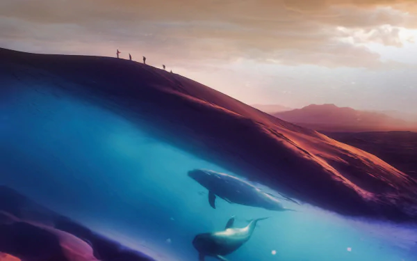 Animal dolphin HD Desktop Wallpaper | Background Image