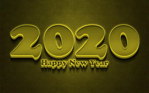 New Year holiday New Year 2020 HD Desktop Wallpaper | Background Image