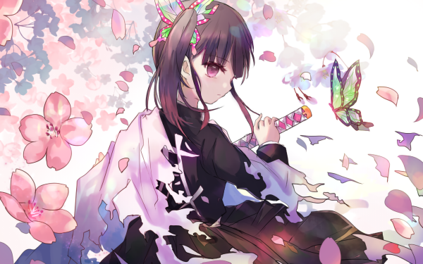 Anime Demon Slayer: Kimetsu no Yaiba Demon Slayer Kanao Tsuyuri HD Wallpaper | Background Image