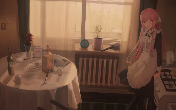 Anime kitchen HD Desktop Wallpaper | Background Image