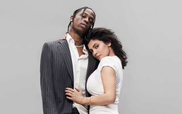 American model rapper Kylie Jenner music Travis Scott HD Desktop Wallpaper | Background Image