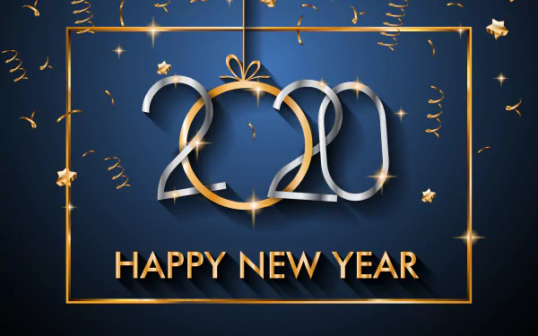 Happy New Year holiday New Year 2020 HD Desktop Wallpaper | Background Image