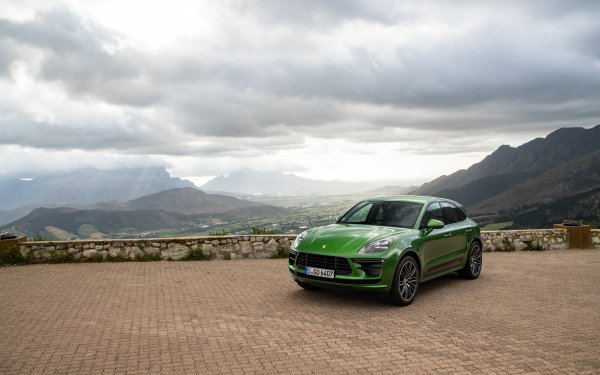 Vehicles Porsche Macan Turbo Porsche Porsche Macan Car Green Car SUV HD Wallpaper | Background Image