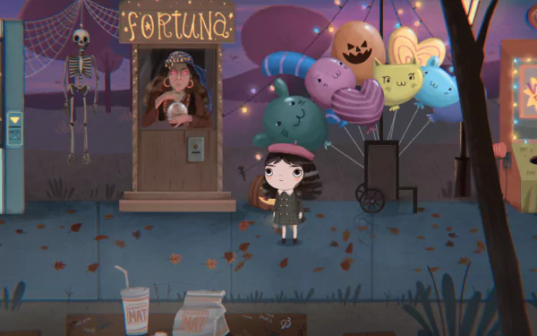 video game Little Misfortune HD Desktop Wallpaper | Background Image