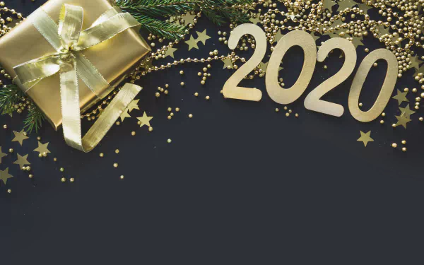 gift holiday New Year 2020 HD Desktop Wallpaper | Background Image