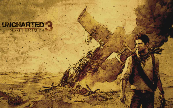 Nathan Drake video game Uncharted 3: Drake's Deception HD Desktop Wallpaper | Background Image