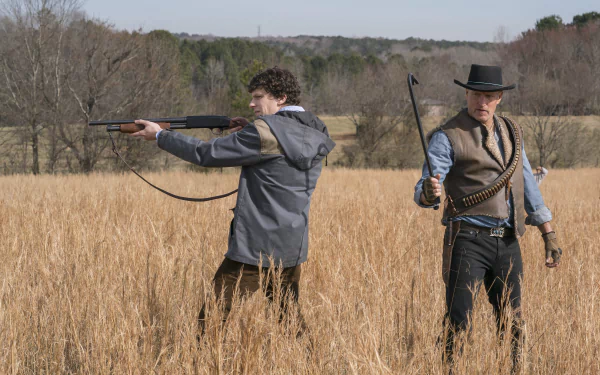 Woody Harrelson Jesse Eisenberg movie Zombieland: Double Tap HD Desktop Wallpaper | Background Image