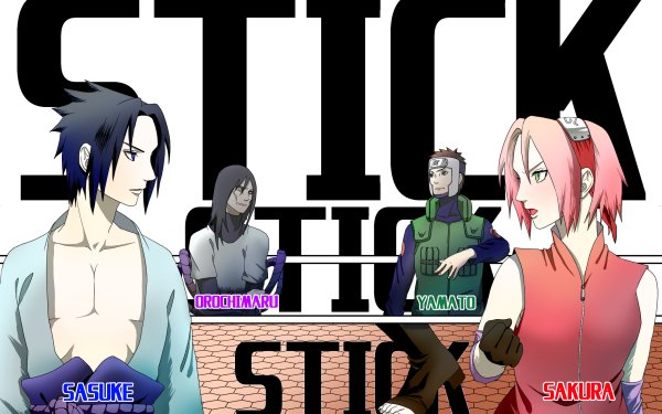 Anime Naruto Sasuke Uchiha Sakura Haruno Yamato Orochimaru HD Wallpaper | Background Image