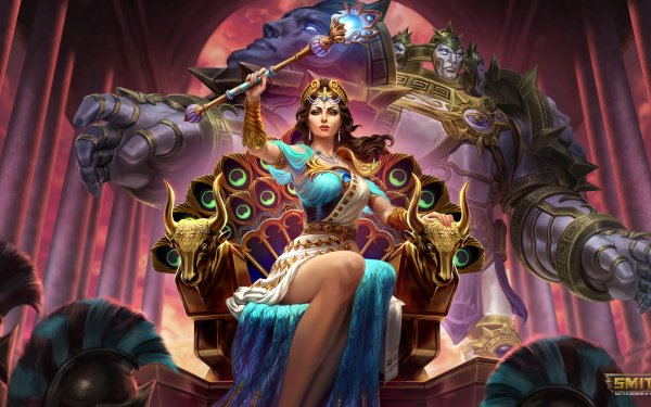 Video Game Smite Argus Hera Goddess HD Wallpaper | Background Image
