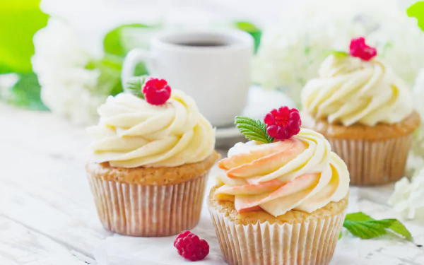 dessert cream food cupcake HD Desktop Wallpaper | Background Image