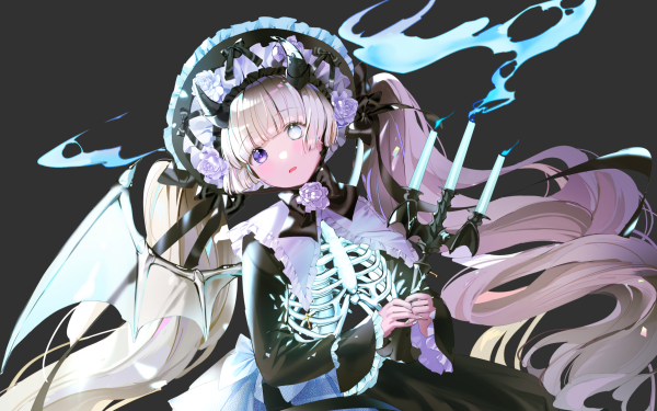Anime Original Heterochromia Bones HD Wallpaper | Background Image