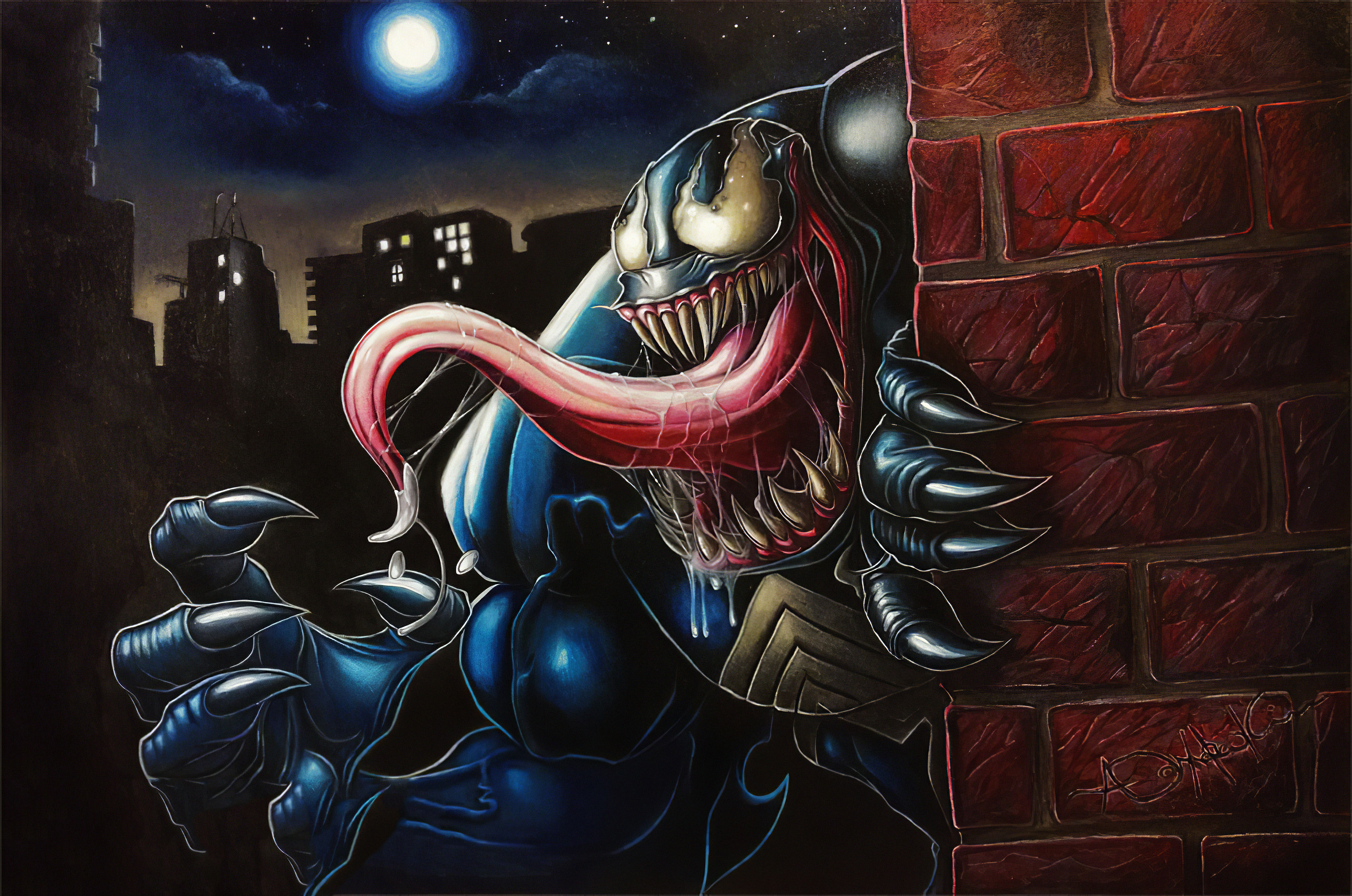 Venom 4k Ultra HD Wallpaper by Anthony Dorman-Hawkins