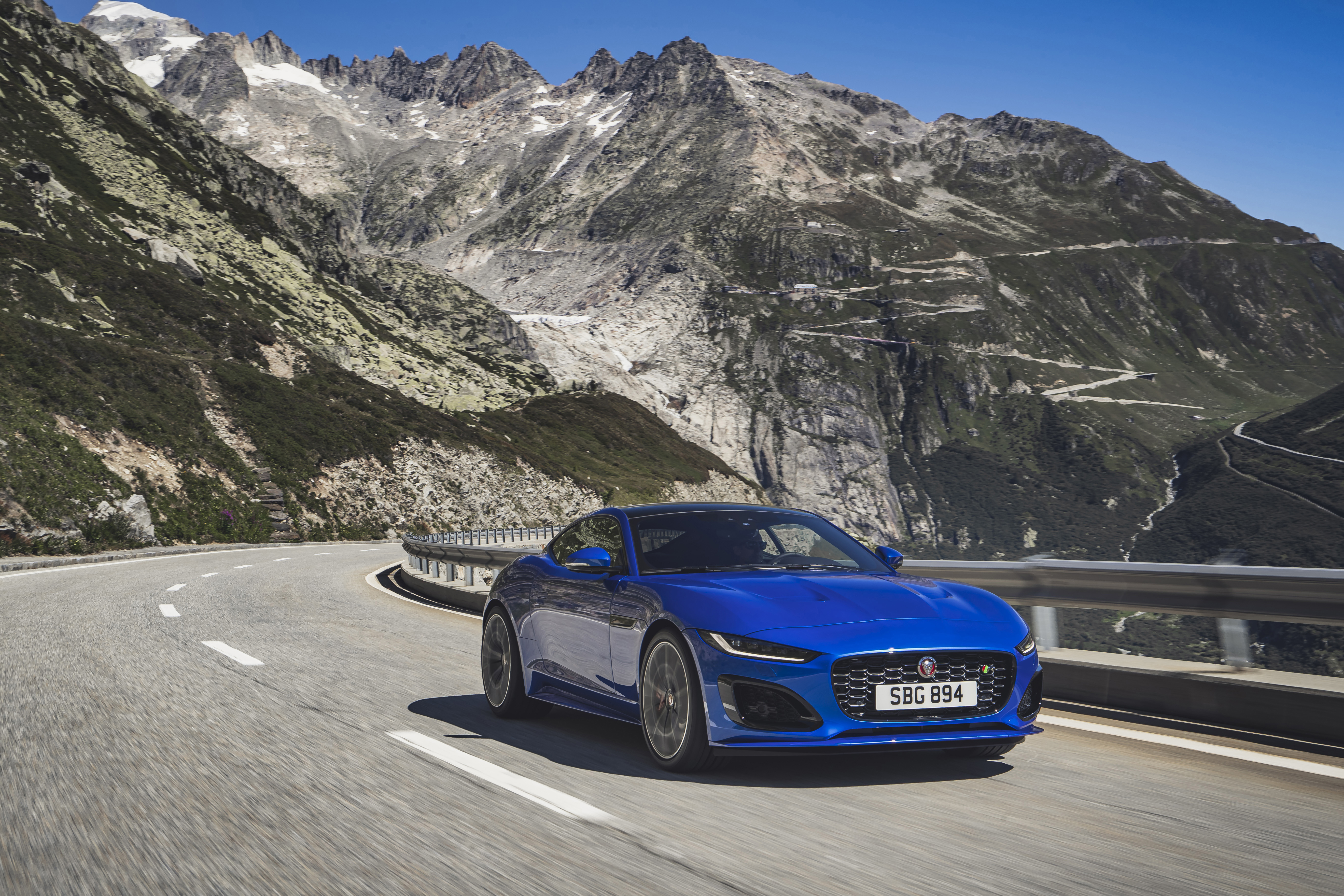 Download wallpaper 1920x1080 jaguar, f-type r, awd, us-spec, white