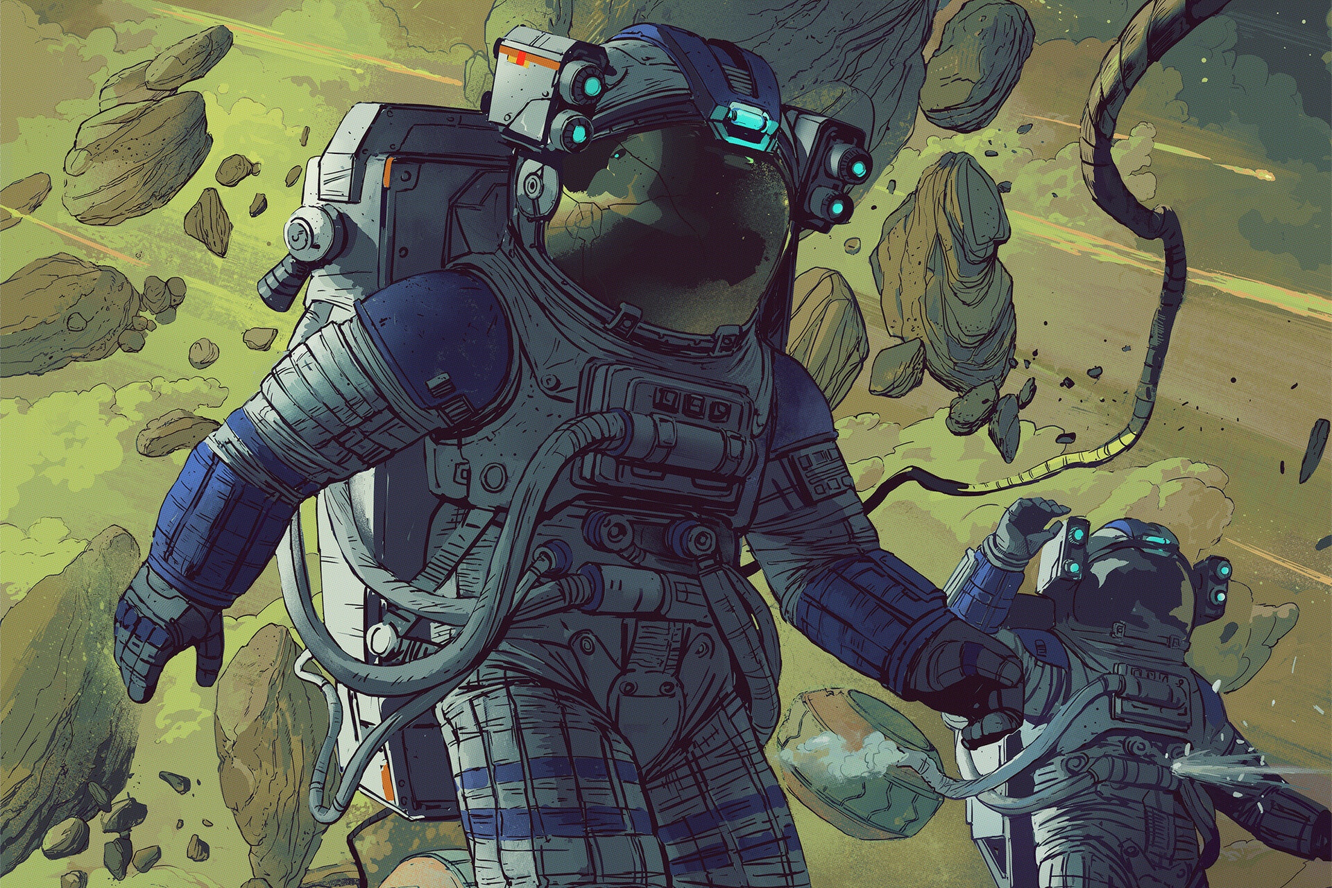 Sci Fi Astronaut HD Wallpaper by Ignacio Bazan-Lazcano