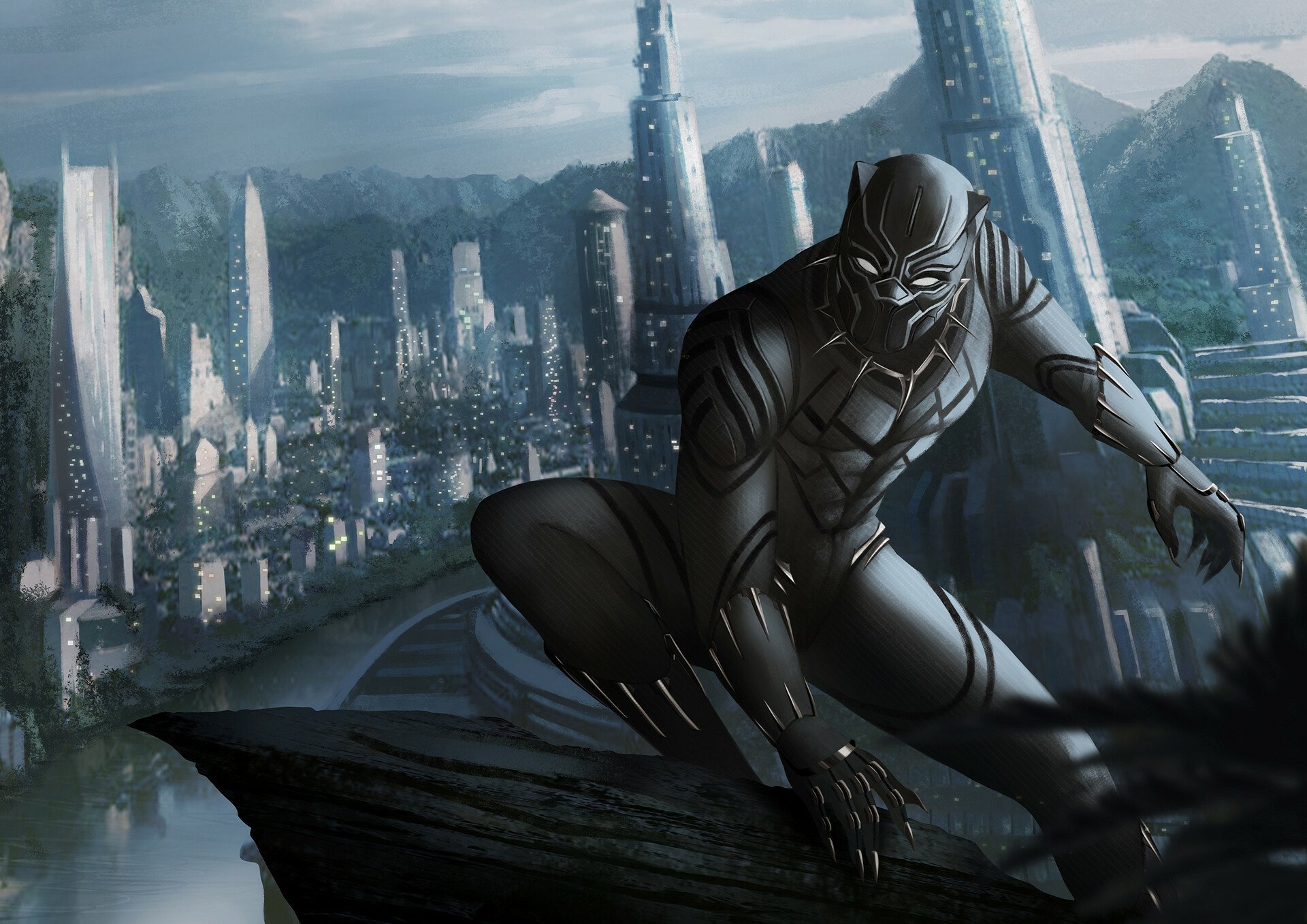 Download Black Panther (Marvel Comics) T'Challa Comic HD Wallpaper by Paula Nicodin