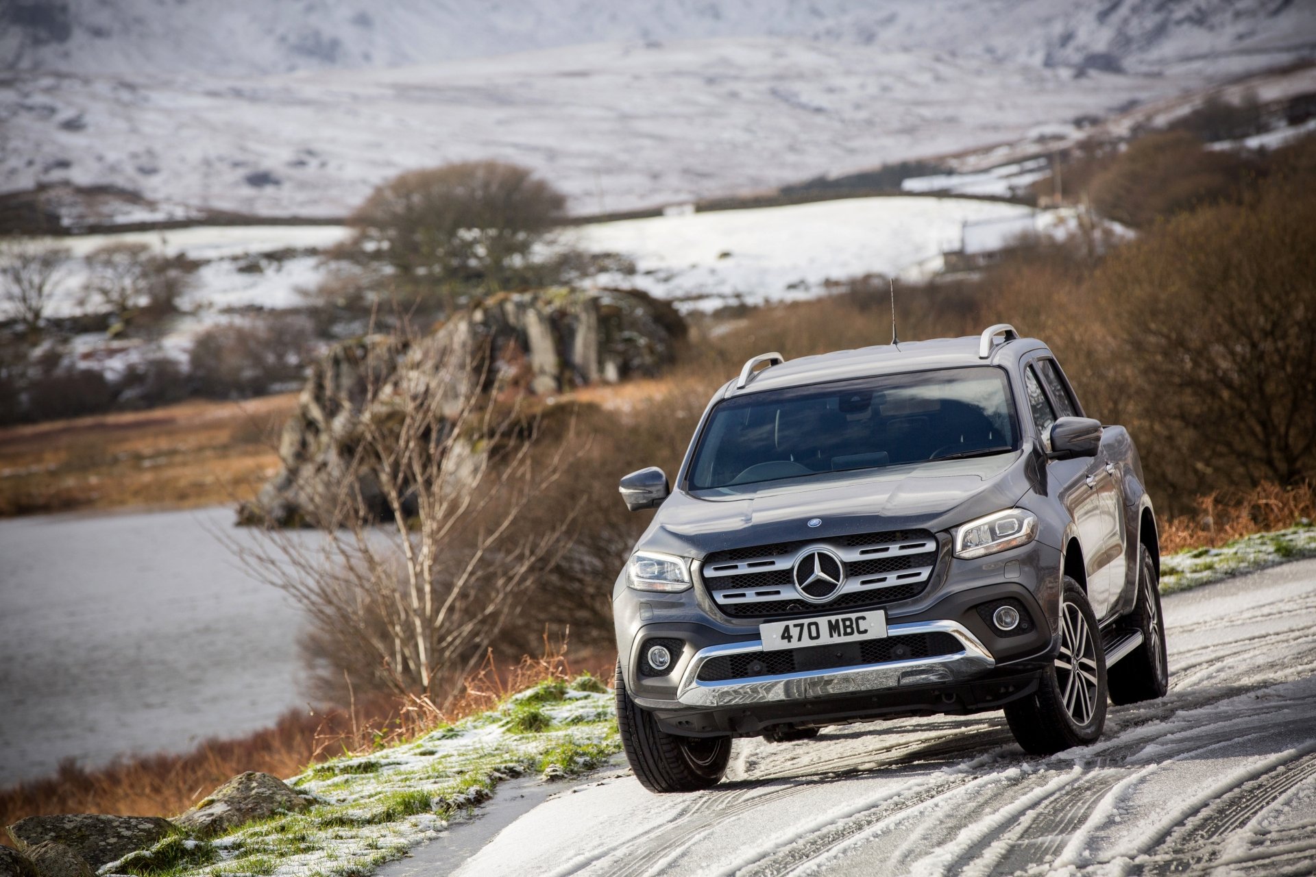 Download Silver Car Car Mercedes-Benz Vehicle Mercedes-Benz X-Class 4k Ultra HD Wallpaper