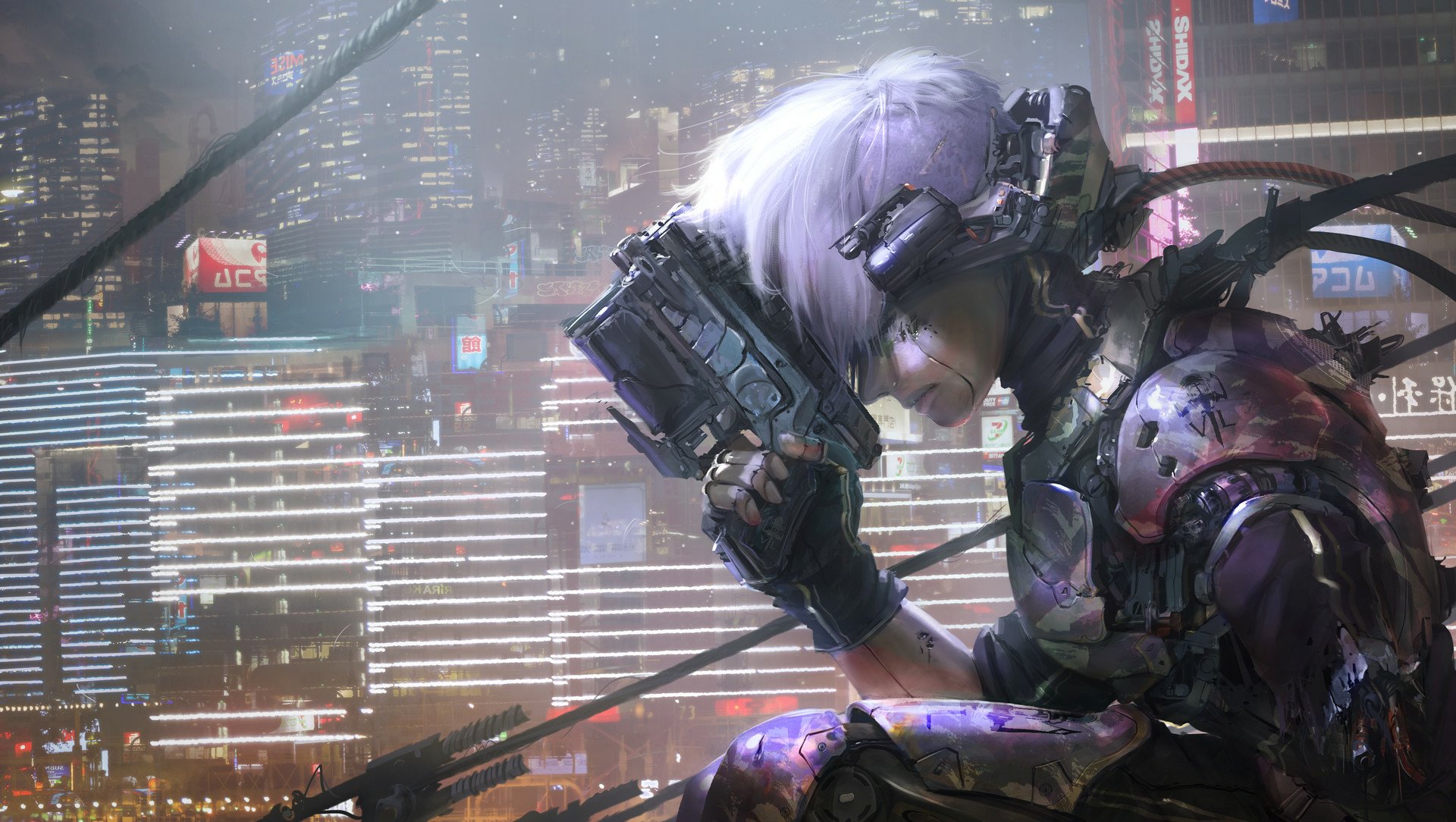 440+ Sci Fi Cyberpunk HD Wallpapers and Backgrounds