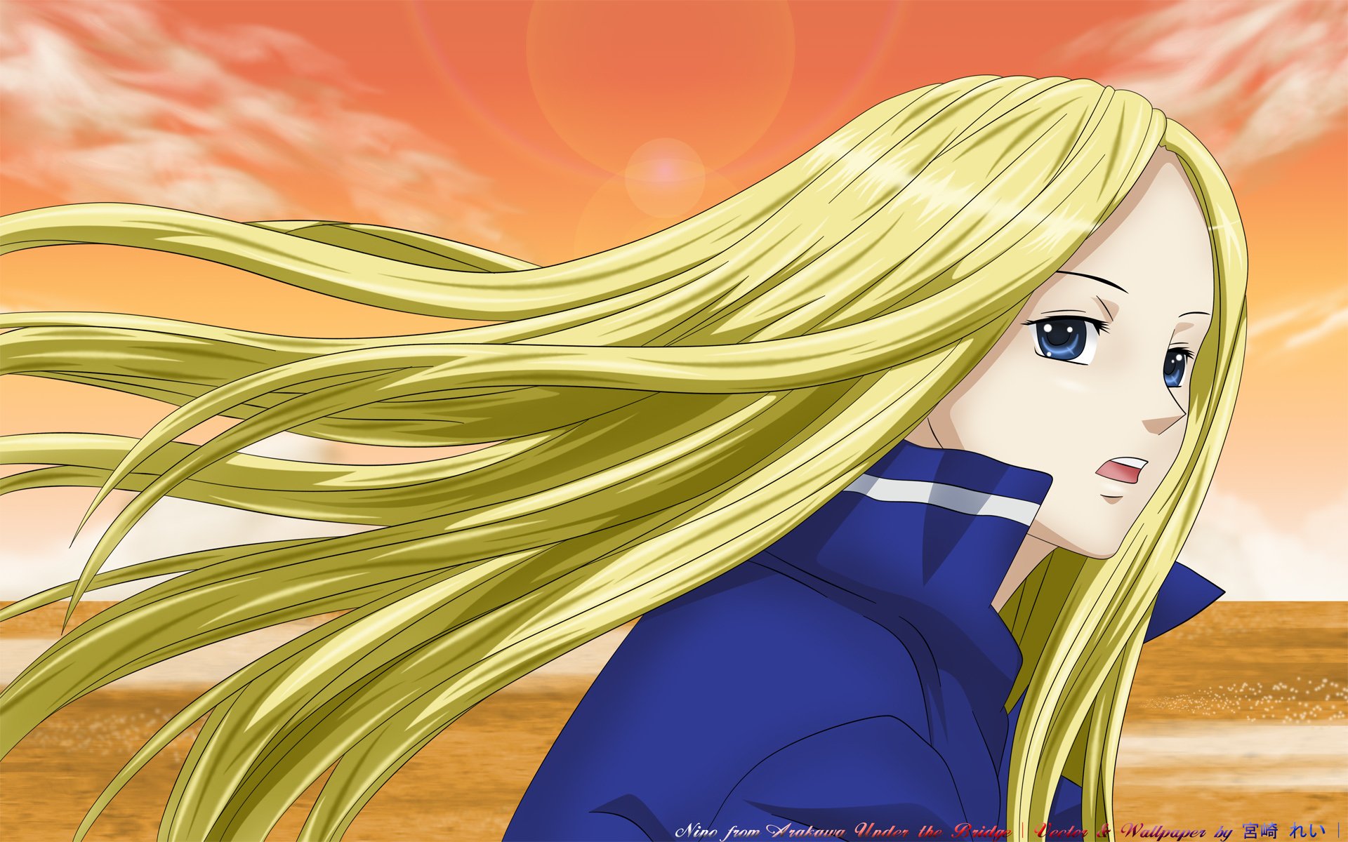 Anime Arakawa Under The Bridge HD Wallpaper