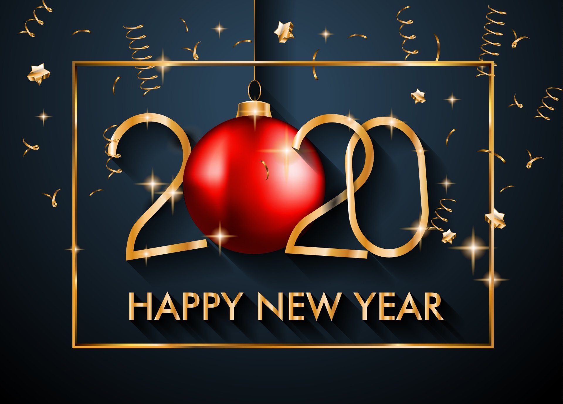 Download Happy New Year New Year Holiday New Year 2020 4k Ultra HD Wallpaper