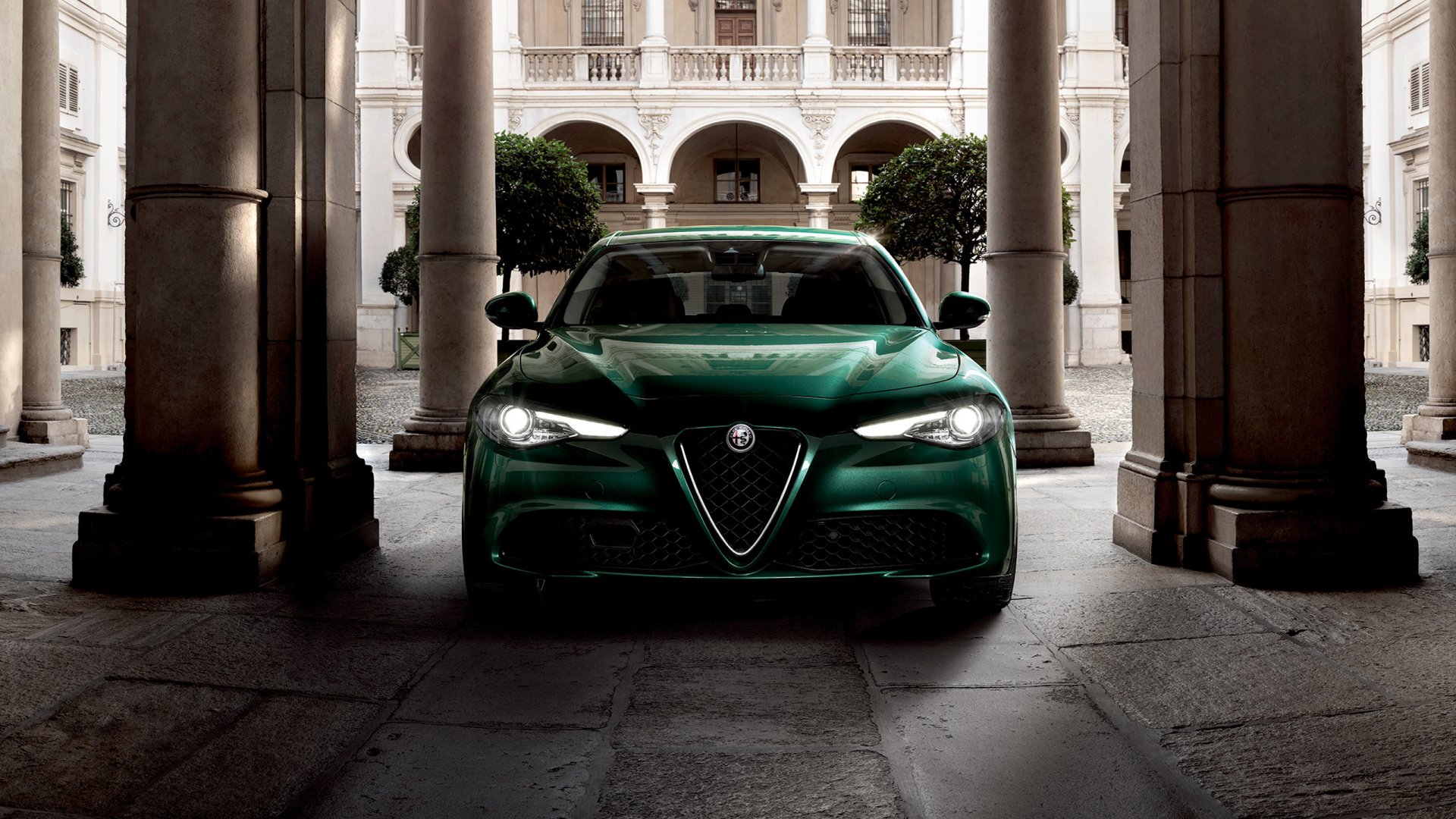 Download Vehicle Alfa Romeo Giulia  HD Wallpaper