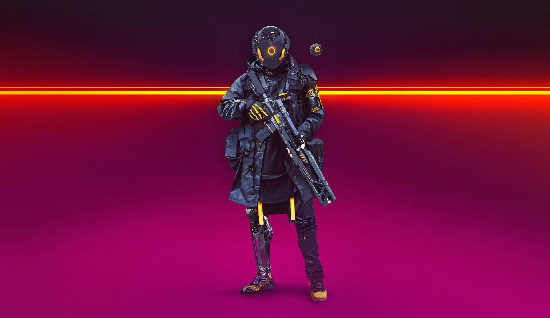 Cyberpunk Spacepunk Soldier - Free GIF on Pixabay - Pixabay