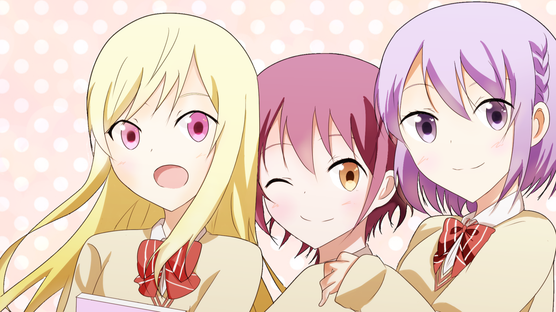 Download Miyabi Itou Nene Odagiri Urara Shiraishi Anime Yamada-kun And The Seven Witches HD Wallpaper