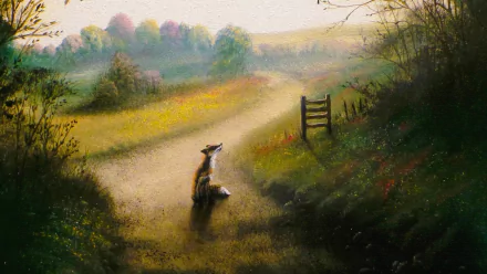  Mr Fox - Oil on Canvas