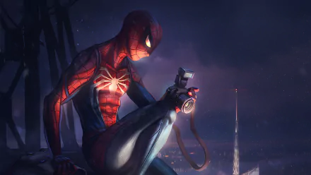 camera Comic spider man HD Desktop Wallpaper | Background Image