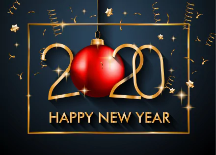 Happy New Year New Year holiday New Year 2020 HD Desktop Wallpaper | Background Image