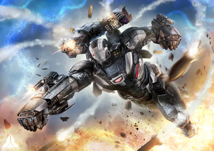 Comic War Machine HD Desktop Wallpaper | Background Image
