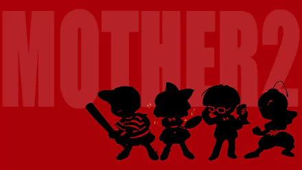 Poo (EarthBound) Jeff (EarthBound) Paula (EarthBound) Ness (EarthBound) Mother 2 video game Earthbound HD Desktop Wallpaper | Background Image