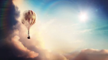 hot air balloon movie The Aeronauts HD Desktop Wallpaper | Background Image