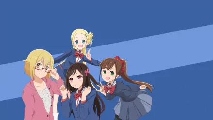 Bocchi Hitori Aru Honshou Sotca Luckythar Nako Sunao Anime Hitori Bocchi's ○○ Lifestyle HD Desktop Wallpaper | Background Image