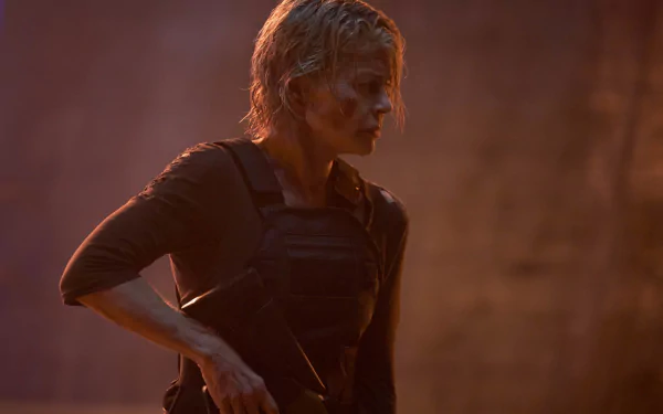 Sarah Connor Linda Hamilton movie Terminator: Dark Fate HD Desktop Wallpaper | Background Image