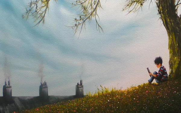  Time To Read - Oil on Canvas