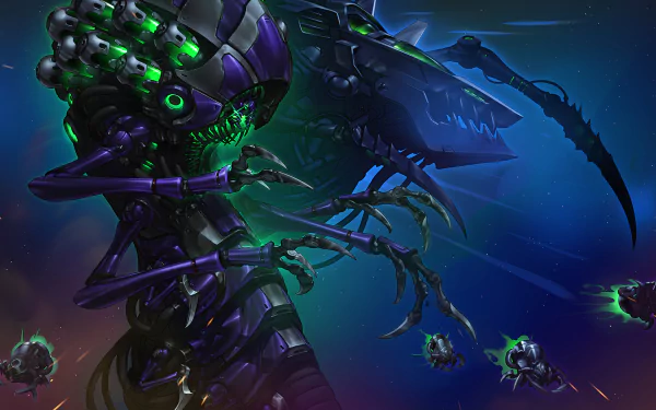 Abathur (StarCraft) video game Heroes of the Storm HD Desktop Wallpaper | Background Image