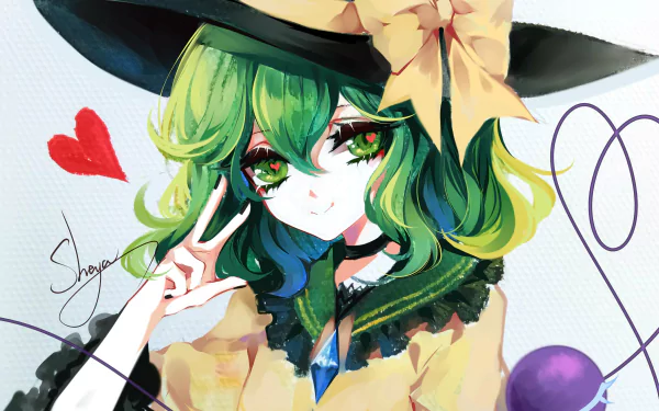 Koishi Komeiji Anime Touhou HD Desktop Wallpaper | Background Image