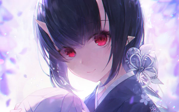 red eyes Anime Original HD Desktop Wallpaper | Background Image
