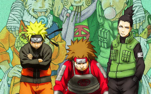 Chōji Akimichi Shikamaru Nara Naruto Uzumaki Anime Naruto HD Desktop Wallpaper | Background Image