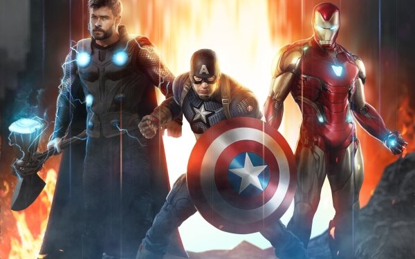 Movie Avengers Endgame The Avengers Thor Captain America Iron Man HD Wallpaper | Background Image
