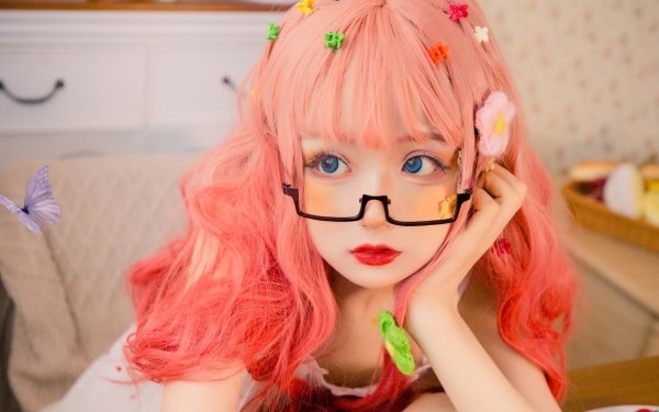 Women Model Pink Hair HD Wallpaper | Background Image