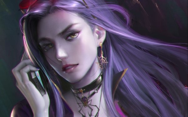 Video Game Overwatch Purple Hair Sunglasses Jewelry Widowmaker HD Wallpaper | Background Image
