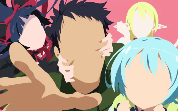 Yōji Itami Tuka Luna Marceau Rory Mercury Lelei la Lalena Anime Gate (2015) HD Desktop Wallpaper | Background Image