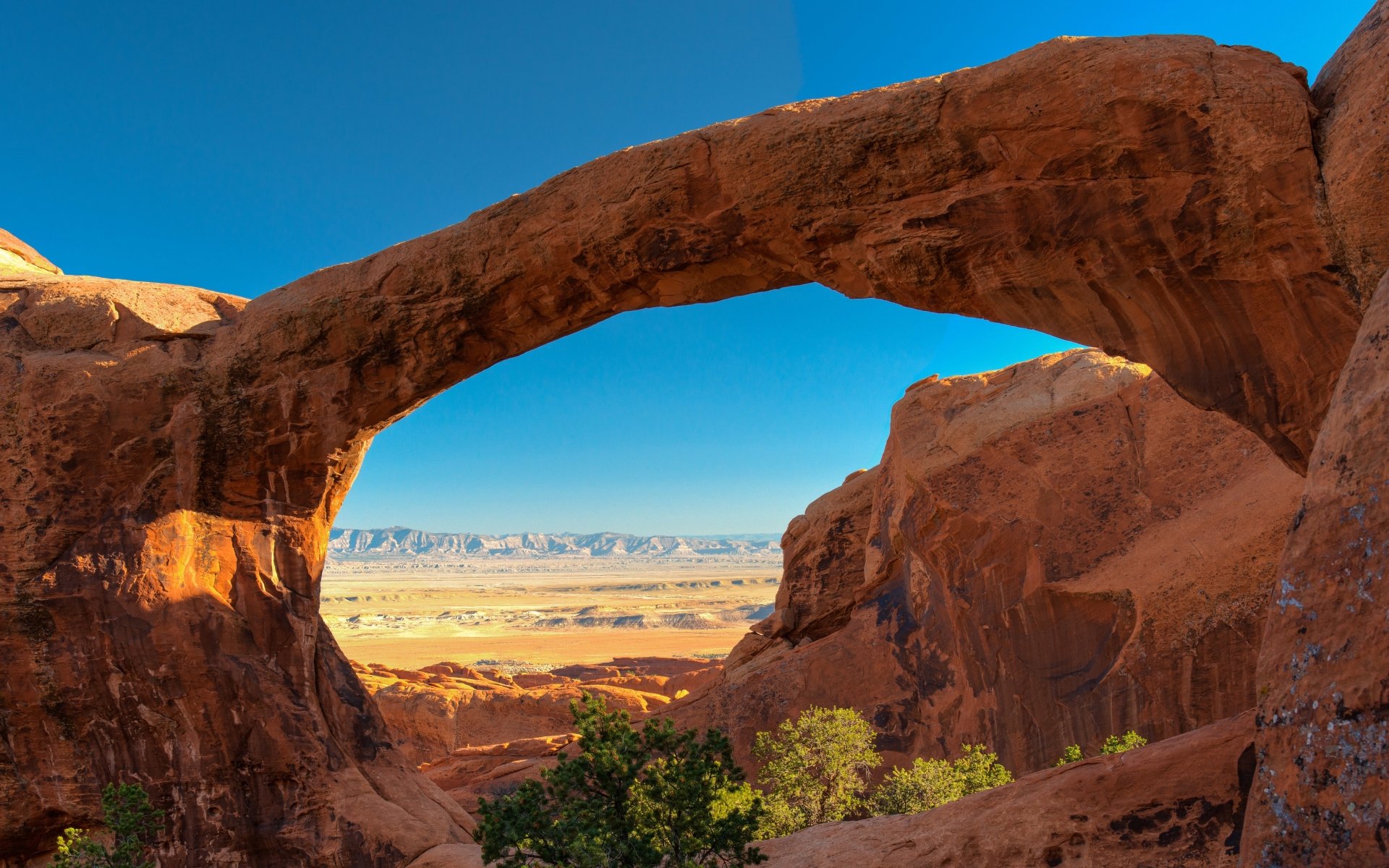 Download Landscape Desert USA Utah Nature Arch 4k Ultra HD Wallpaper