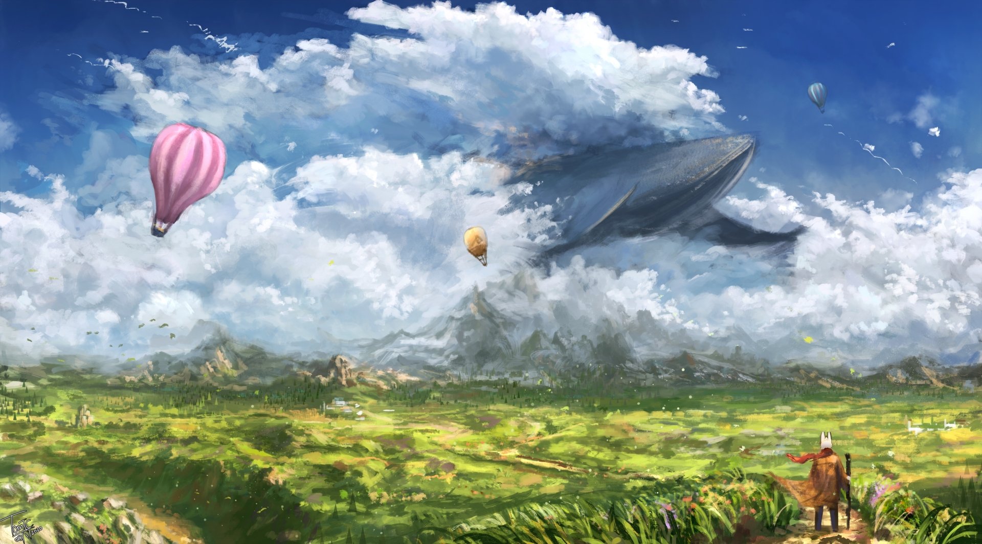 Download Whale Fantasy Animal Fantasy Animal 4k Ultra HD Wallpaper by Tommy Chandra