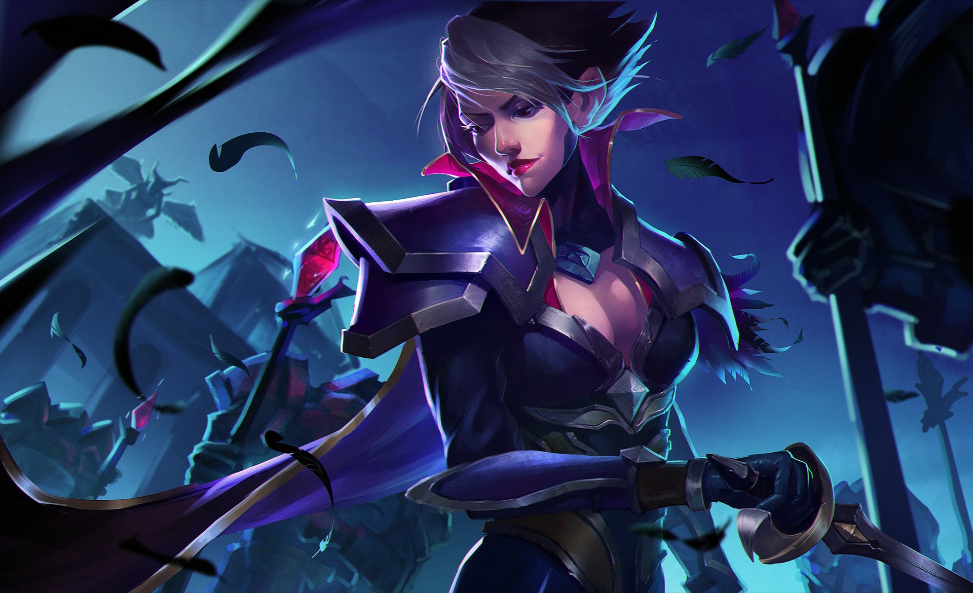 Download Fiora (League Of Legends) Video Game League Of Legends HD Wallpaper by Qiankun Liao