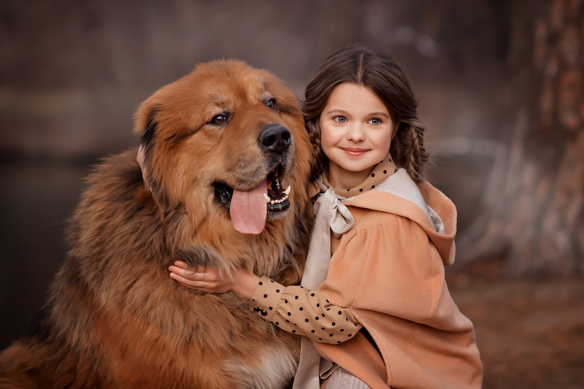 does the tibetan mastiff love children