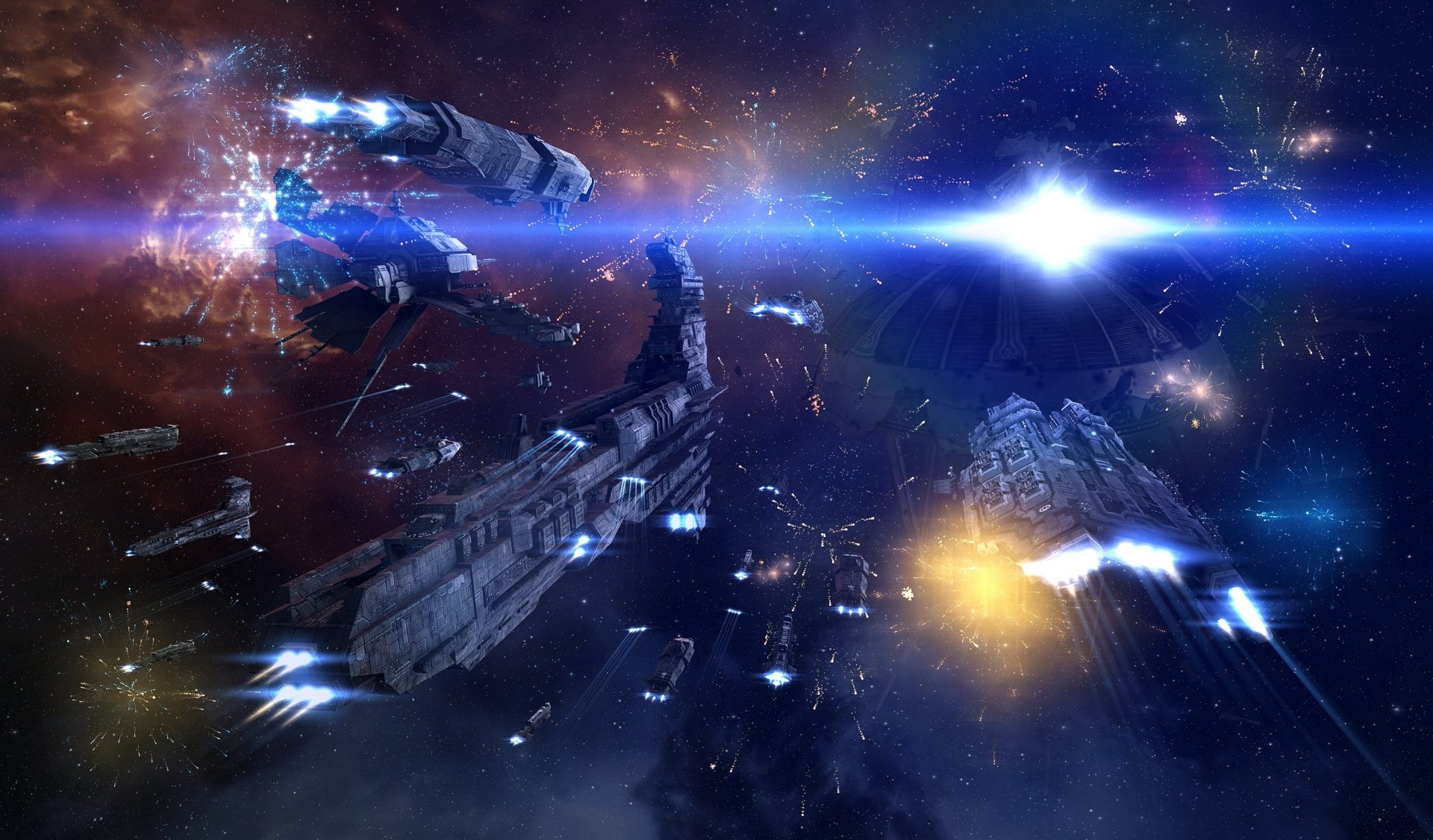 Download Spaceship Space Video Game EVE Online HD Wallpaper