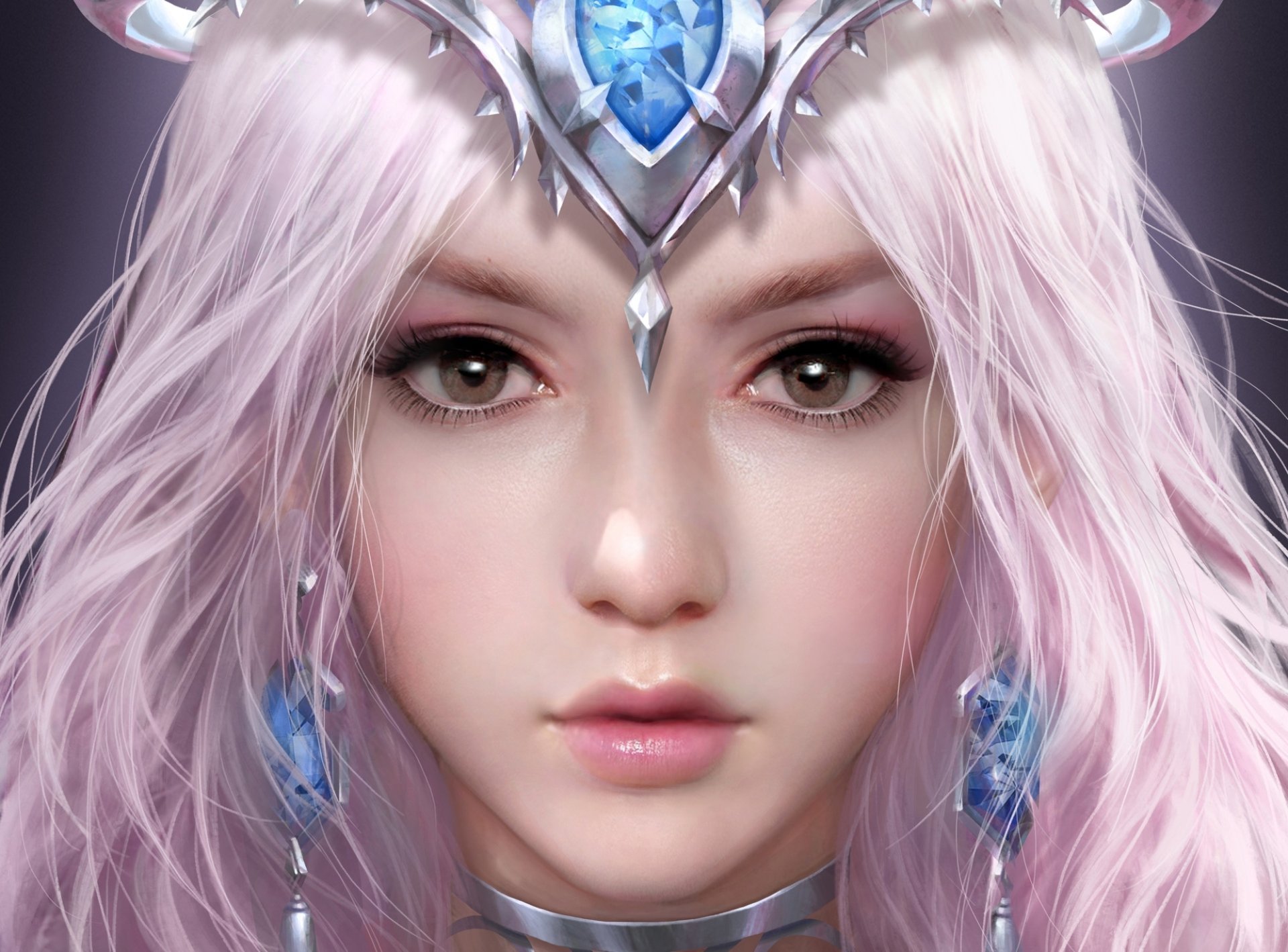 Download Face Fantasy Woman HD Wallpaper by xiangxiang lu
