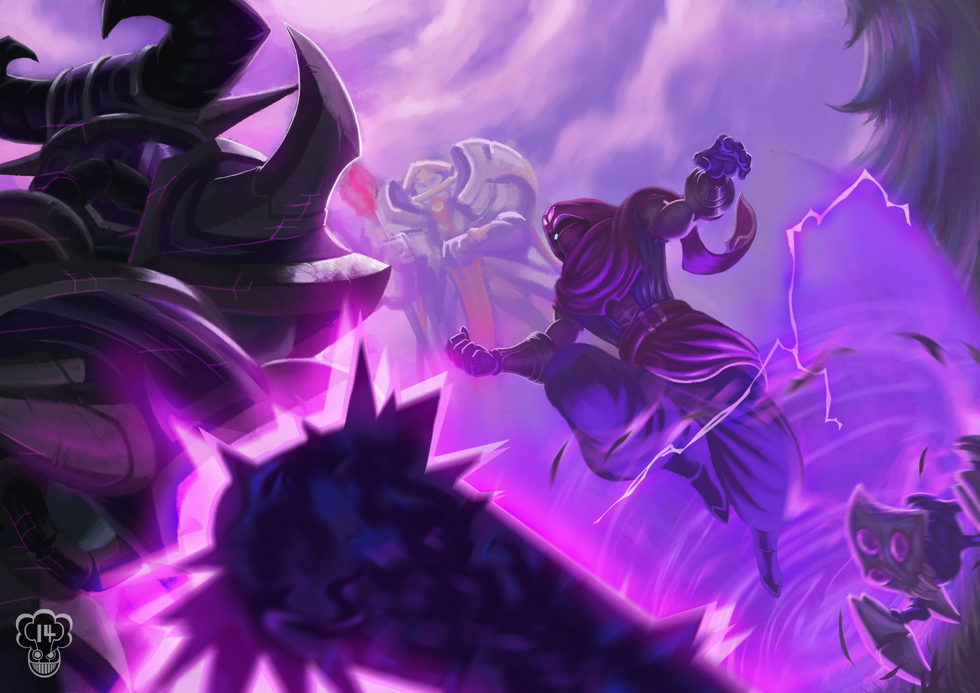 Download Malzahar (League Of Legends) Video Game League Of Legends HD Wallpaper by Peihao Wang